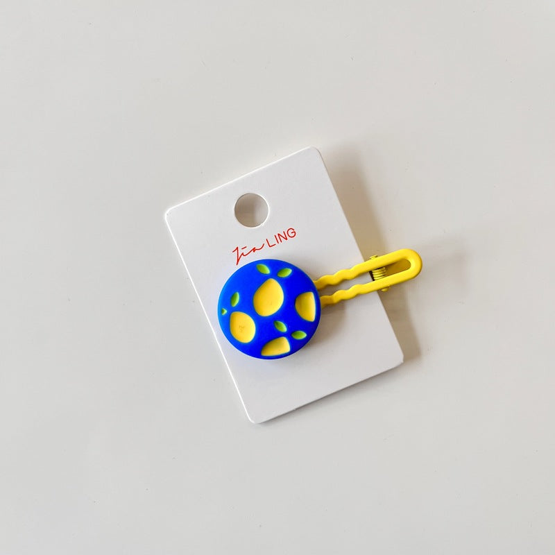 Colorful Geometric Kids Hair Clips for Girls