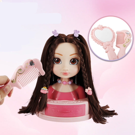 Princess Styling Doll Toy for Girls – Realistic Makeup Head