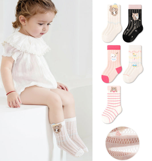 Cartoon Baby Socks Breathable Cotton Infant Socks