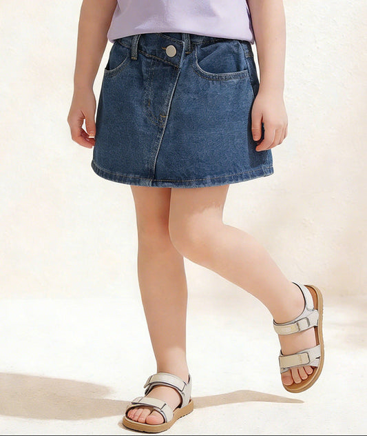 Girls' Cute Denim Shorts Casual Sporty Summer Wear