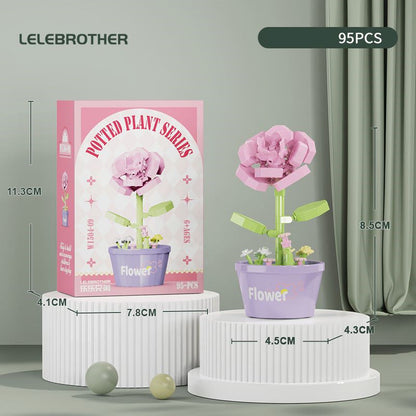 Compatible Lego Flower Succulent Plant Building Blocks Toy