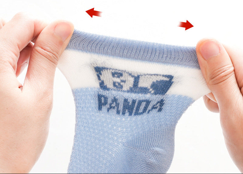 Cartoon Animal Mid-Calf Socks For Kids - Lightweight Cotton