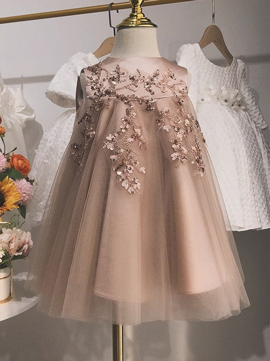 Girls' Sleeveless Princess Birthday Dress