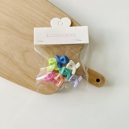 Colorful Mini Hair Clips Set for Kids