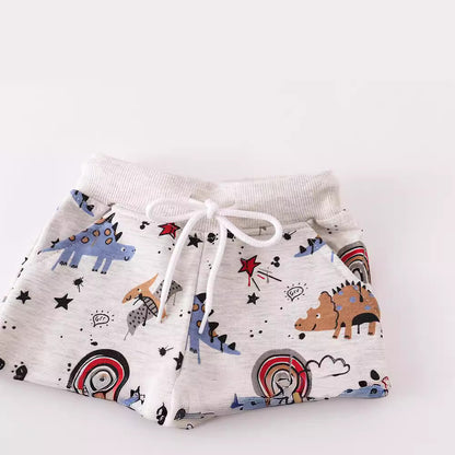 Children's Casual Cotton Trousers with Drawstring