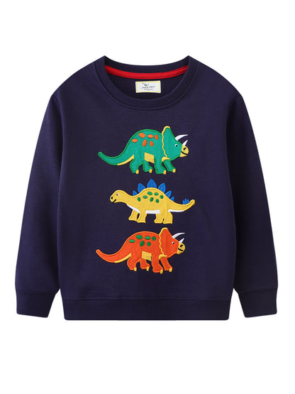 Kids Cartoon Long Sleeve T-Shirt for Boys