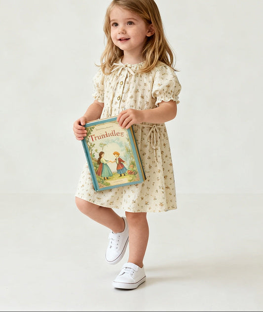 Girls' Princess Dress Cute Cartoon Summer Dress