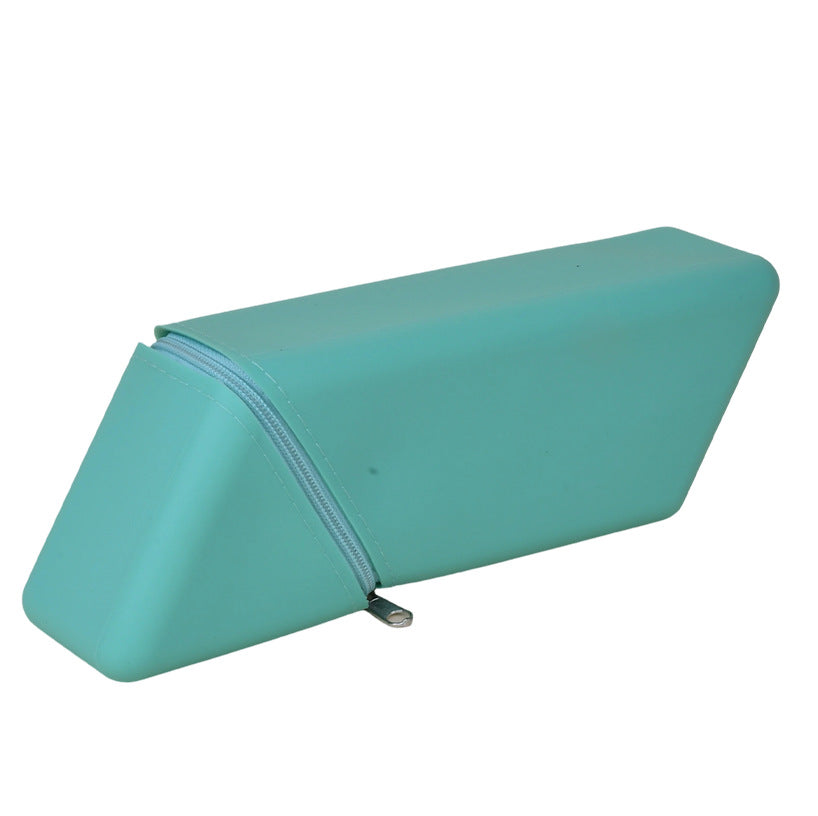 Silicone Diamond Zipper Pencil Case Desk Pouch