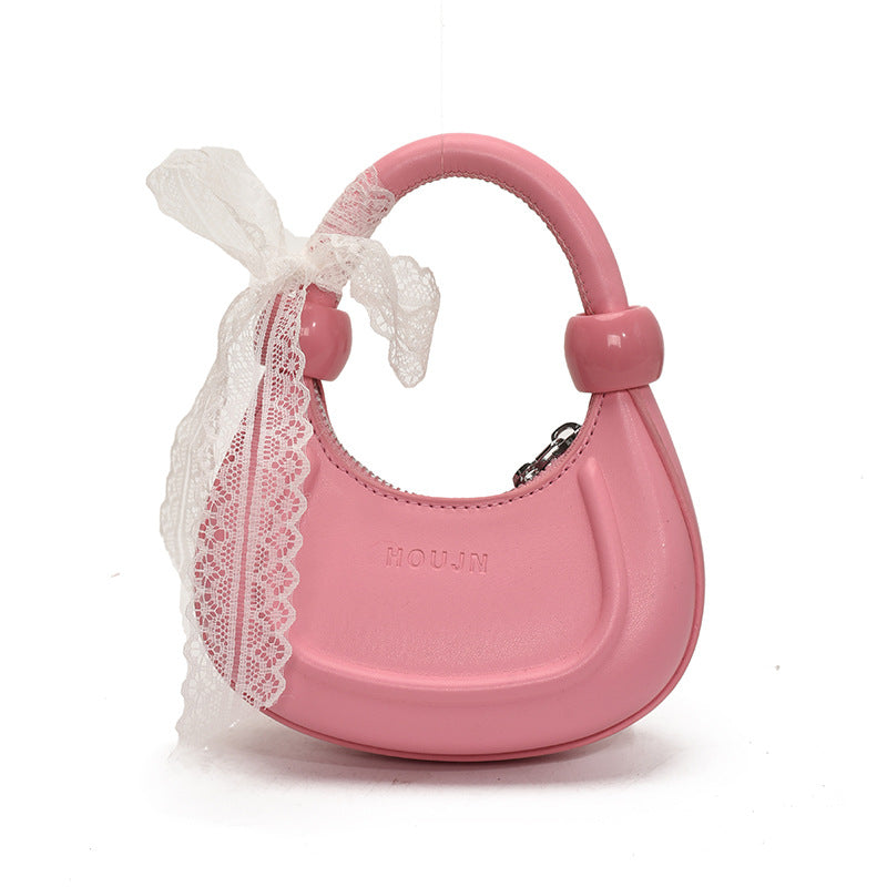Trendy Lace Kids' Shoulder Bag With Breathable Design