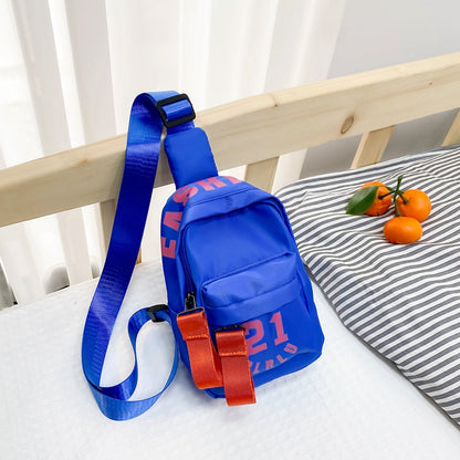 Stylish Kids Crossbody Bag With Letter Print