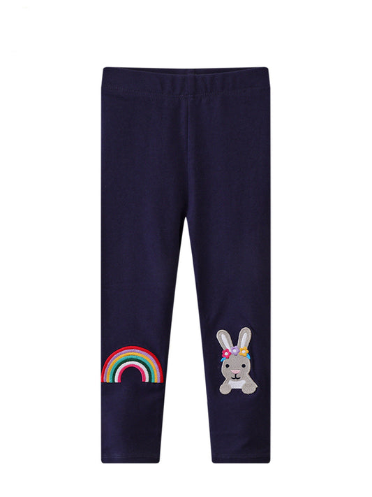 Girls' Elastic Mosquito Repellent Leggings Casual Long Pants