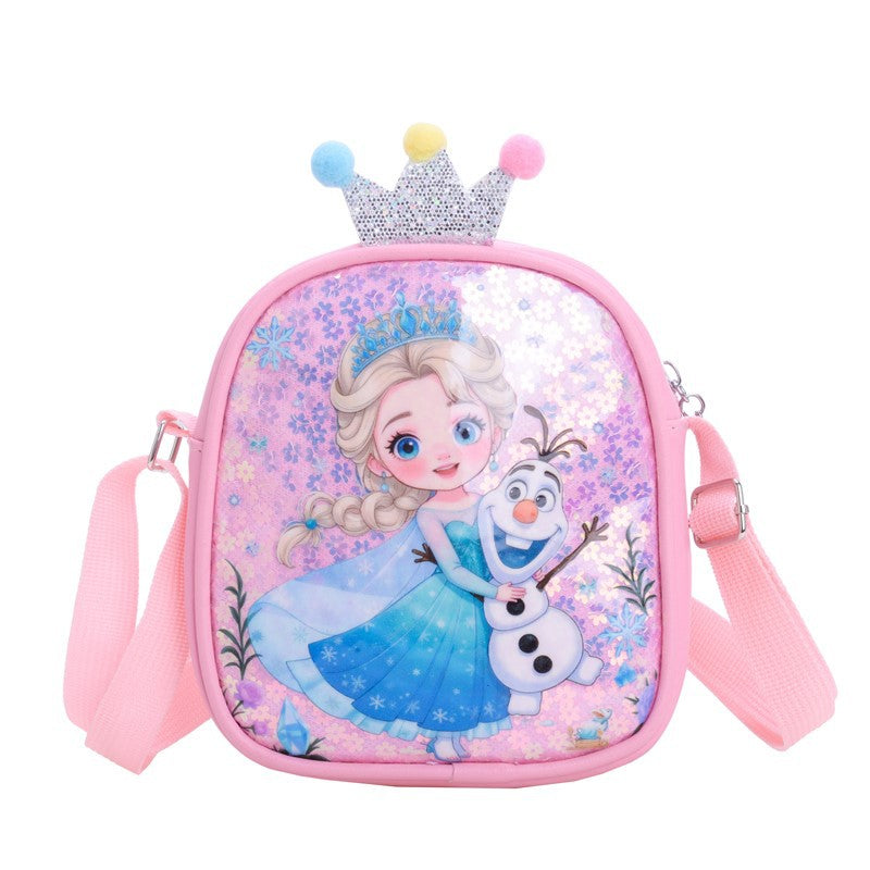 Cute Mini Sequin Princess Crossbody Bag for Kids
