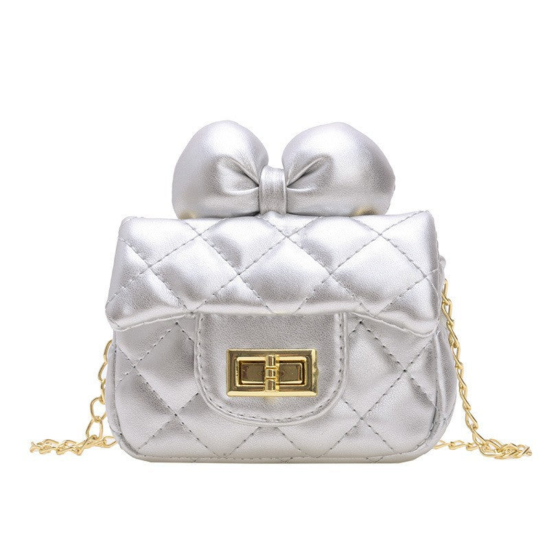 Kids Mini Shoulder Bag Bow Chain Crossbody Bag