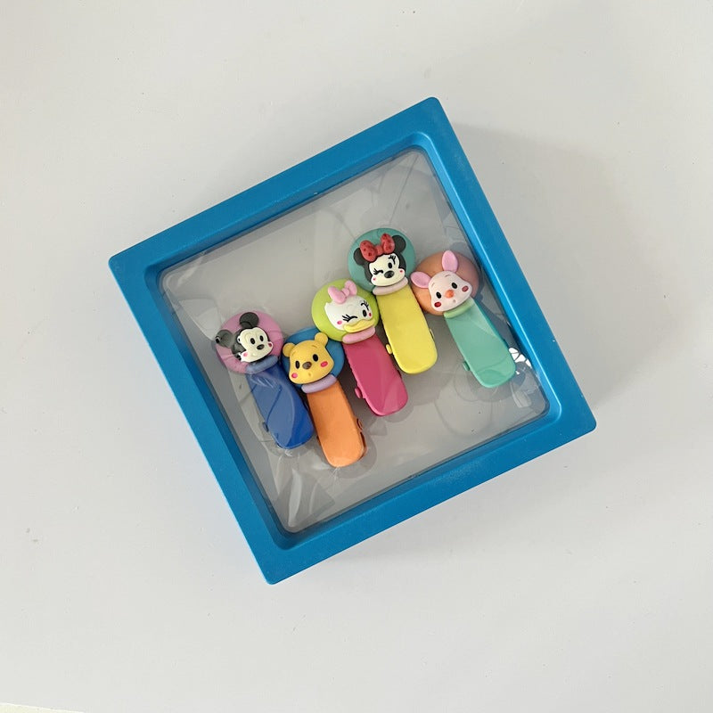 Cute Cartoon Hair Clips for Kids - Princess Style Accessories