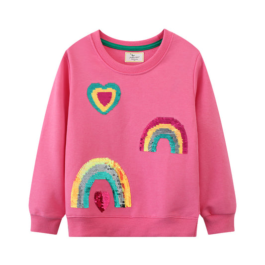 Kids Cartoon Graphic Sweatshirt Pullover for Boys and Girls
