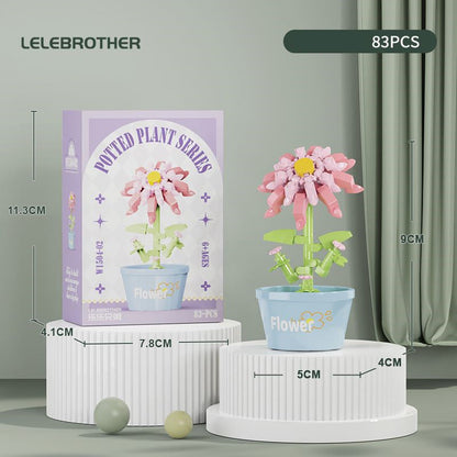 Compatible Lego Flower Succulent Plant Building Blocks Toy