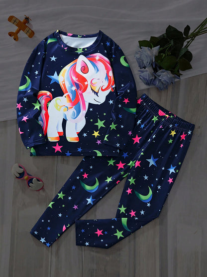Animal Cartoon Two-Piece Set for Kids