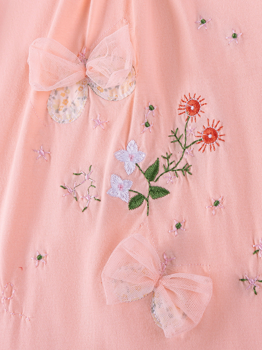 Cotton Floral Princess Dress for Girls