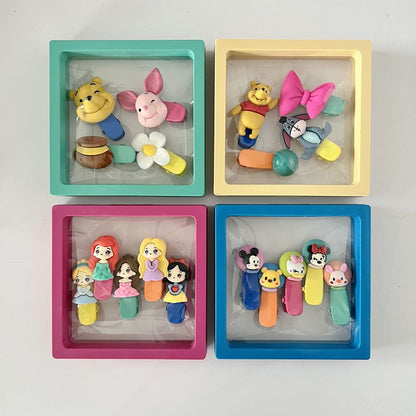 Cute Cartoon Hair Clips for Kids - Princess Style Accessories