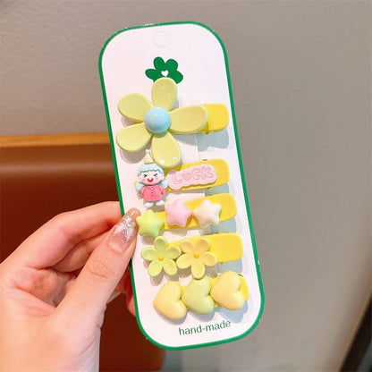 Cute Cartoon Dopamine Hair Clips for Girls - Princess Series Hair Accessories