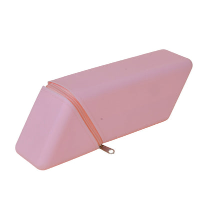 Silicone Diamond Zipper Pencil Case Desk Pouch