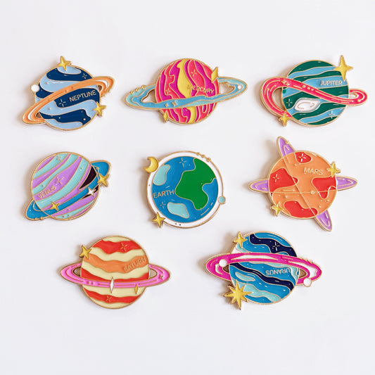 Creative Planet Brooches Cute Metal Badge Accessories