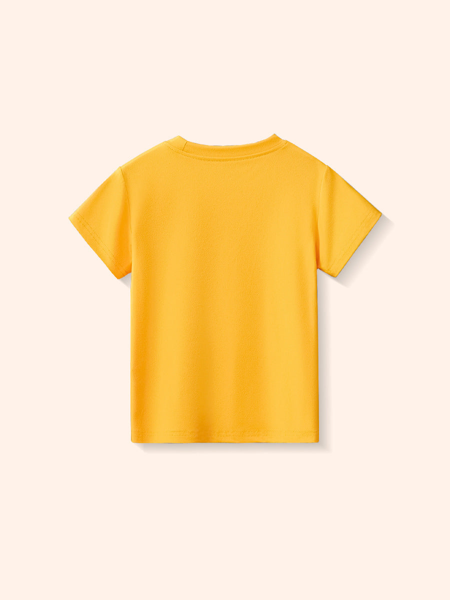 Animal Print Short Sleeve T-Shirt for Boys Casual Fashion