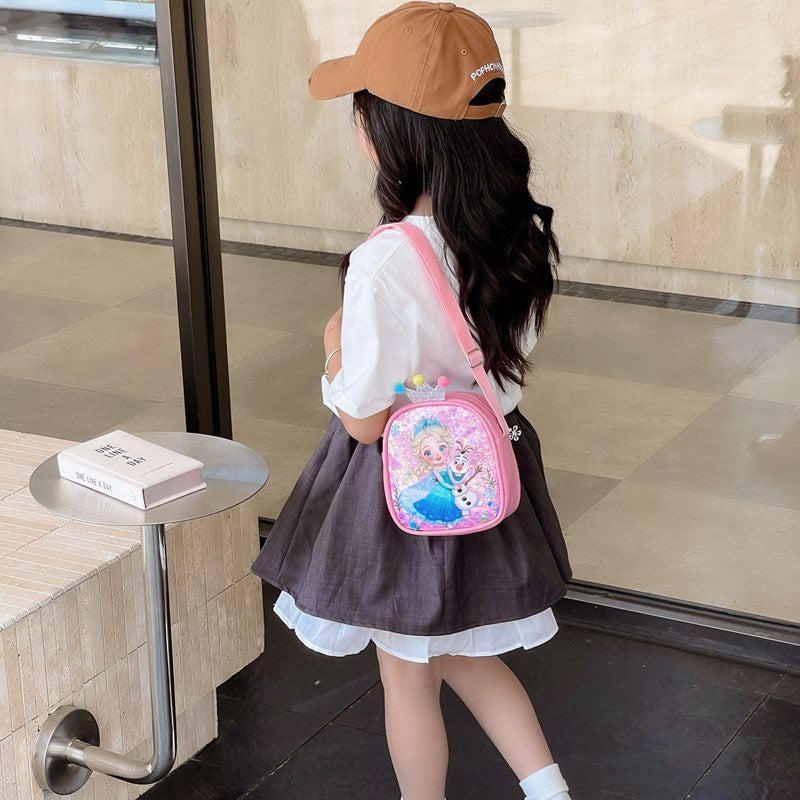 Cute Mini Sequin Princess Crossbody Bag for Kids