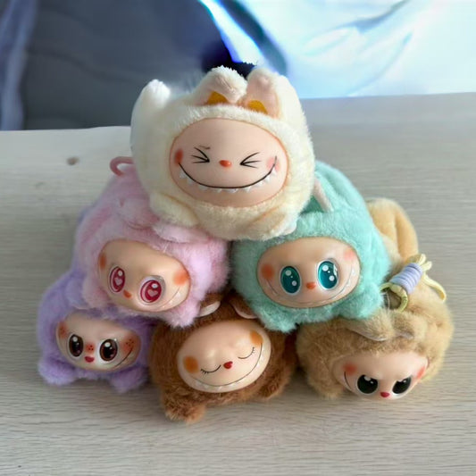 Labubu Style Plush Pencil Case for Kids