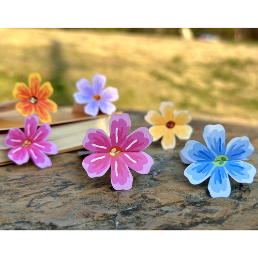3D Floral Paper Bookmarks Laser Cut Artful Gifts