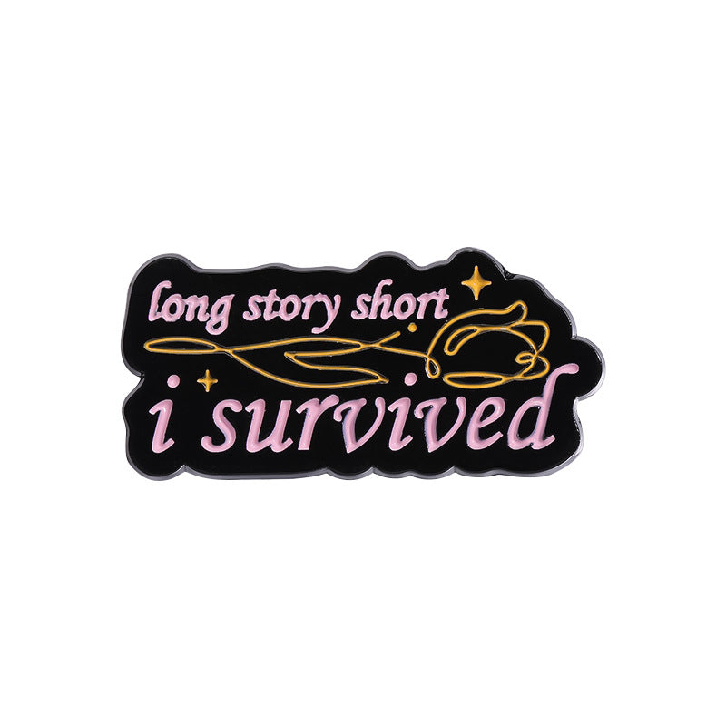 Trendy Letter Enamel Pin A SWIFTIE Badge