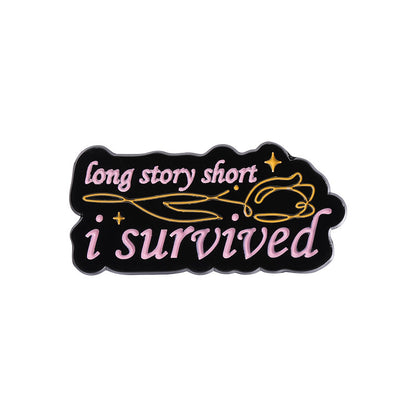 Trendy Letter Enamel Pin A SWIFTIE Badge