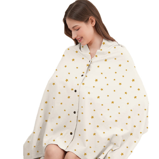 Cotton Nursing Cover Baby Stroller Canopy Cape for Moms
