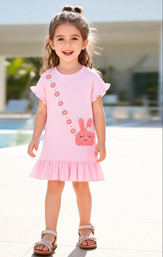 Cartoon Summer Dress For Girls