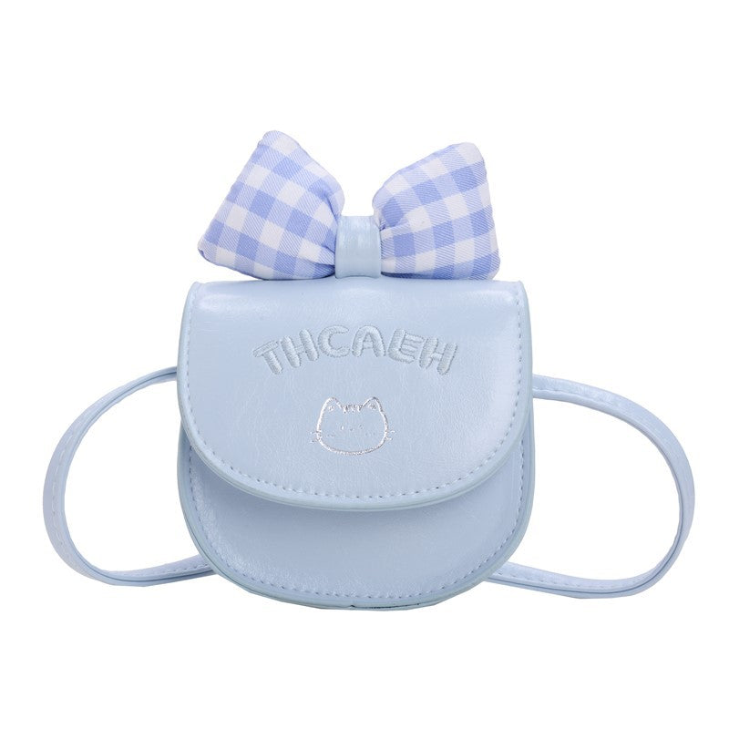 Trendy Mini Crossbody Bag with Cute Bow for Kids