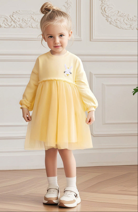 Cute Cartoon Cotton Princess Dress for Girls