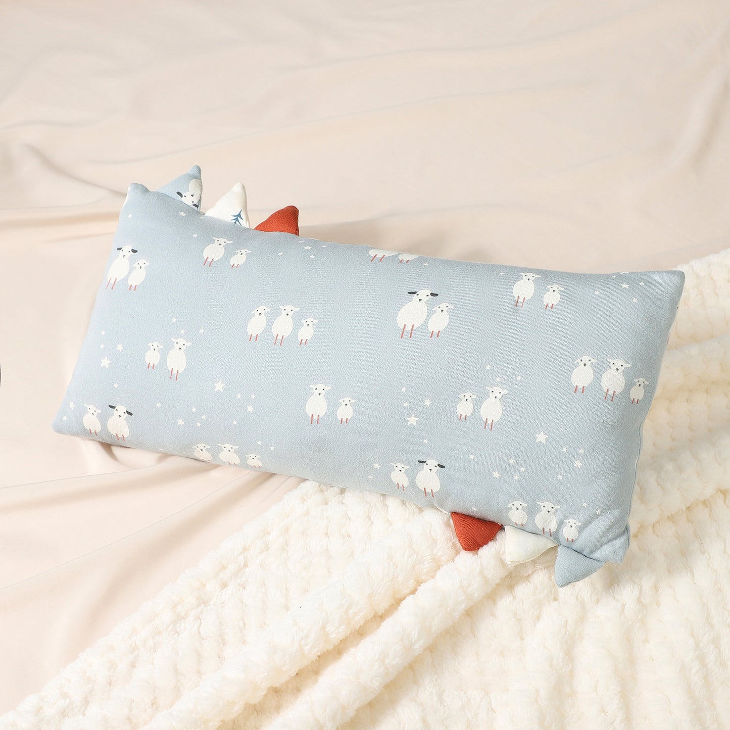 Pure Cotton Baby Comfort Pillow with Cute Design