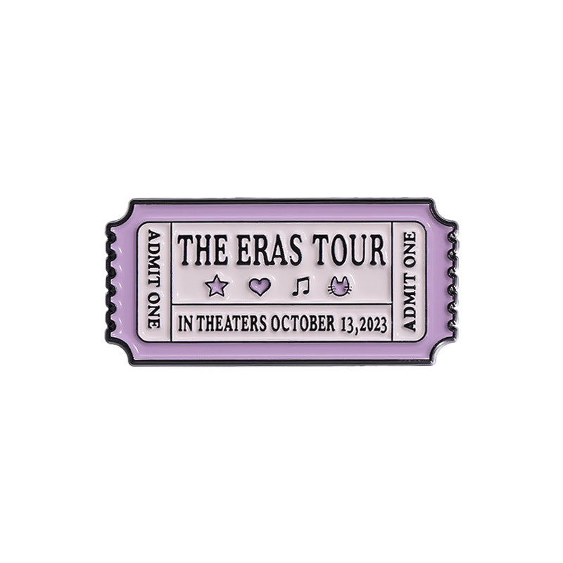 Trendy Letter Enamel Pin A SWIFTIE Badge
