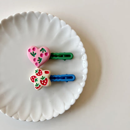 Colorful Geometric Kids Hair Clips for Girls