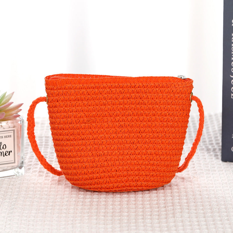 Cute Woven Kids Bag Set with Hats for Boys and Girls