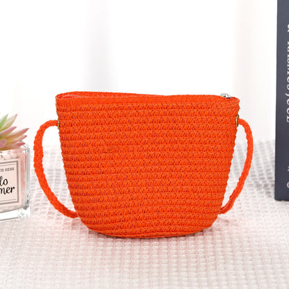 Cute Woven Kids Bag Set with Hats for Boys and Girls