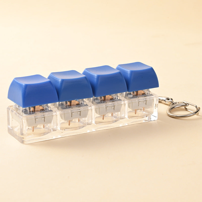 Keychain Fidget Pop Button Stress Relief Toy