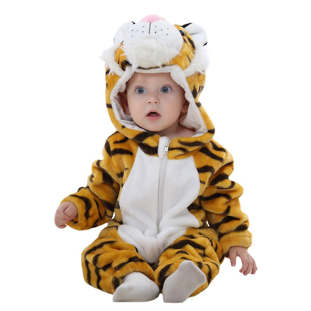 Easter Animal Hooded Fleece Romper for Babies and Toddlers