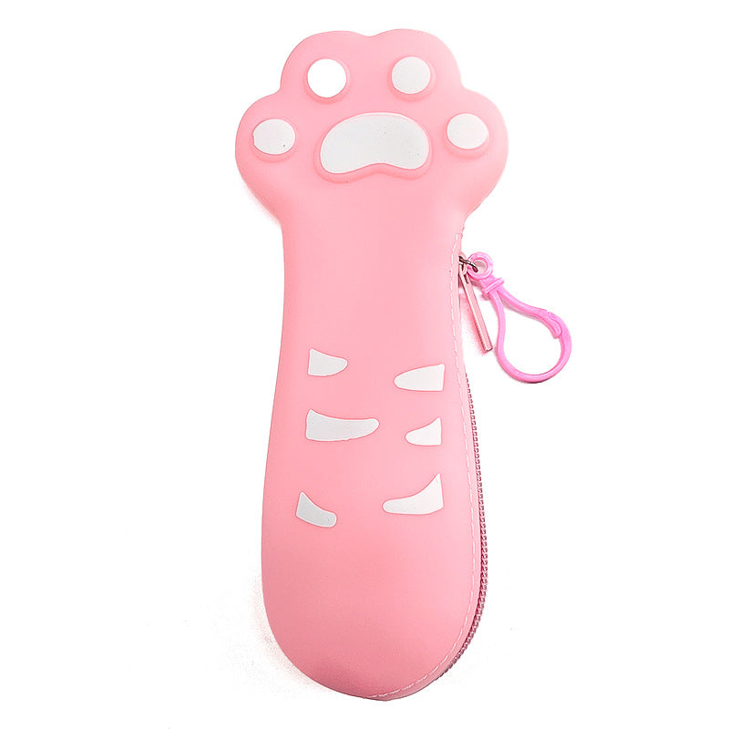 Silicone Cat Paw Pencil Case Cute School Gift