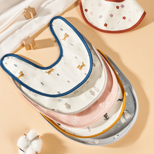 Waterproof Cotton Baby Bibs for Toddlers