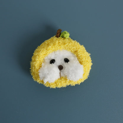Cartoon Handmade Woven Hair Clips Adorable Kids Hair Accessories