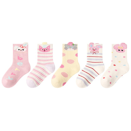 Kids Socks Animal Terry Cozy Warm Home Wear