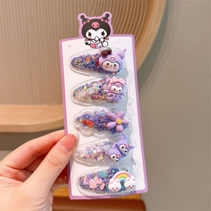 Cute Cartoon Sandbag Hair Clips for Kids