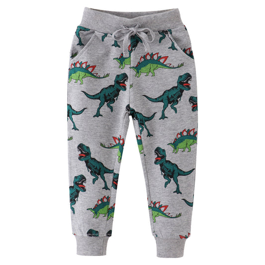 Kids Cotton Sweatpants Soft Casual Long Pants