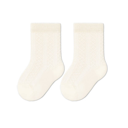Baby Cotton Socks Breathable Mid-Calf Socks for Boys and Girls